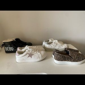 Lot of 4 girls size 3 (big girls) shoes